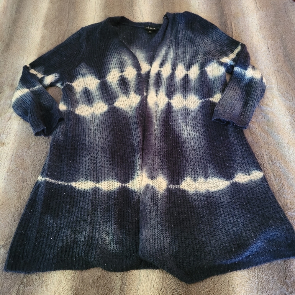 Torrid tie dye Cardigan Sweater